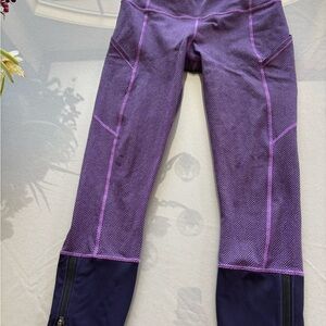 lululemon athletica Plum Purple Herringbone Leggings